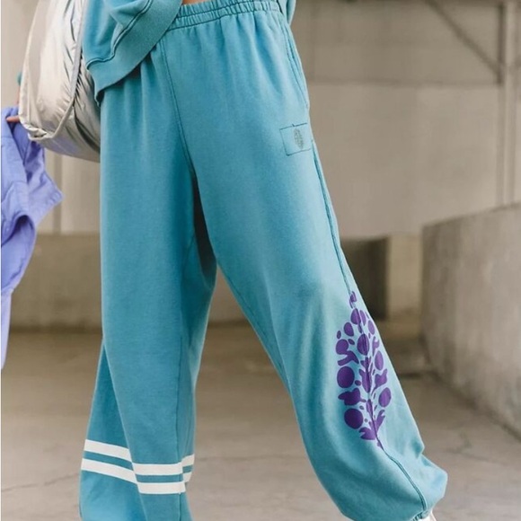 Free People Movement all star pants midnight jade combo womens size small - Picture 2 of 10